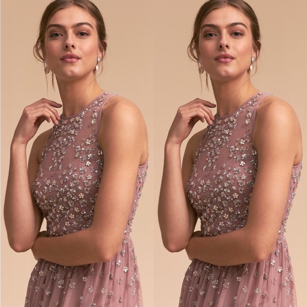Anthropologie x BHLDN Ginny Wedding Dress Rose